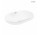 Waschtisch oval Oltens Tive, 61x40 cm Einbau-, oval mit Schicht SmartClean - weiß