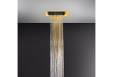 Rosette wykończeniowa Gessi Afilo do systemu prysznicowego 300x300 mm - Brushed Brass PVD