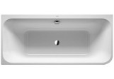 Badewanne Duravit Happy D.2 Eck- links 180x80 cm, mit integrierter Verkleidung Acrylową i stelażem - weiß