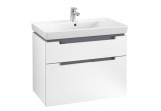 Schrank Unterbau- Villeroy & Boch Subway 2.0, 787 x 590 x 449 mm, 2 elementy wysuwane - White Matt 