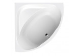 Eck-badewanne Sanplast Prestige III Acryl- 140x140 cm, symmetrisch - weiß