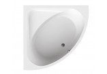 Eck-badewanne Sanplast WS/Luxo Acryl- 145x145 cm, symmetrisch - weiß