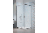 Brilis Alienta C 80x80x190 Kabine quadratisch, Glas transparent, profil Chrom