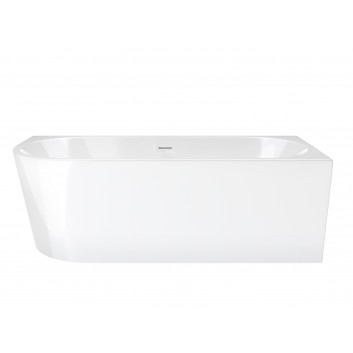 Eck-badewanne Corsan INTERO rechts 170 cm z wykończeniem weißm - weiß