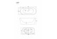 Badewanne zur Wandmontage freistehend Corsan Mono 160 cm z wykończeniem weißm - weiß