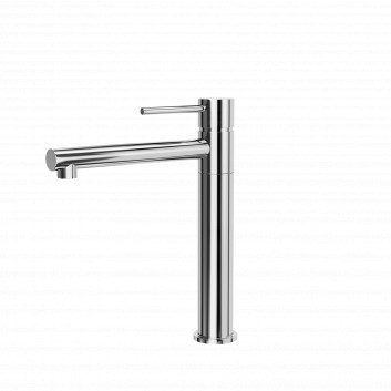 Armatur freistehend Corsan Lugo schwarz mit Drehauslauf