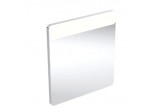 Geberit Option Square Podświetlane Spiegel, B40cm, H80cm, T3.2cm, Beleuchtung u góry, Aluminium szczotkowane