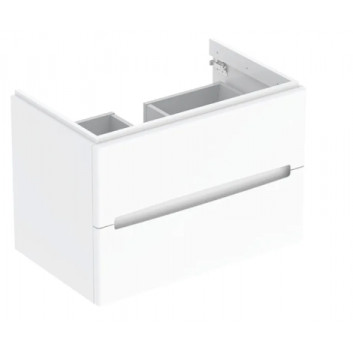 Geberit Modo Schrank pod umywalkę kompaktową, B49cm, H55cm, T39.5cm, mit zwei Schubladen, weiß