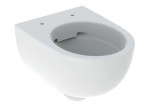 Geberit Selnova Compact Hängend Becken WC, Tiefspül-, 35.5x49cm, kurz, ukryte mocowania, Rimfree