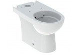 Geberit Selnova Stehend Becken WC do spłuczki nasadzanej, Tiefspül-, 35.5x66cm, częściowo ukryte mocowania, Abfluss uniwersalny, Rimfree