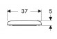 Geberit Selnova Compact Wc-sitz, Halterung od góry, zachodząca Deckel deski WC-