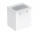 Geberit Selnova Square Set szafki pod umywalkę, z jednymi drzwiami, 60x65.2x50.2cm, weiß, z umywalką meblową, cienki rant, z Überlauf, mit Hahnloch
