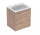Geberit Selnova Square Set szafki pod umywalkę, z jednymi drzwiami, 60x65.2x50.2cm, Walnuss hickory, z umywalką meblową, cienki rant, z Überlauf, mit Hahnloch
