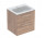Geberit Selnova Square Set szafki pod umywalkę, z dwiema szufladami, 60x65.2x50.2cm, Walnuss hickory, z umywalką meblową, cienki rant, z Überlauf, mit Hahnloch