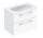 Geberit Selnova Square Set szafki pod umywalkę, z dwiema szufladami, 80x65.2x50.2cm, weiß, z umywalką meblową, cienki rant, z Überlauf, mit Hahnloch