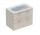 Geberit Selnova Square Set szafki pod umywalkę, z dwiema szufladami, 80x65.2x50.2cm, Walnuss hickory jasny, z umywalką meblową, cienki rant, z Überlauf, mit Hahnloch