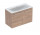 Geberit Selnova Square Set szafki pod umywalkę, z dwojgiem Tür, 100x65.2x50.2cm, Walnuss hickory, z umywalką meblową, cienki rant, z Überlauf, mit Hahnloch
