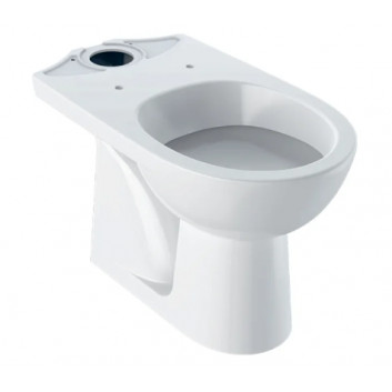 Geberit Selnova Stehend Becken WC do spłuczki nasadzanej, Tiefspül-, B35.6cm, H39cm, T66.5cm, Abfluss poziomy, Rimfree