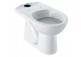 Geberit Selnova Stehend Becken WC do spłuczki nasadzanej, Tiefspül-, B35.6cm, H39cm, T66.5cm, Abfluss poziomy, Rimfree