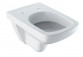 Geberit Selnova Compact Hängend Becken WC, Tiefspül-, B35.5cm, H34cm, T48cm, kurz, Rimfree