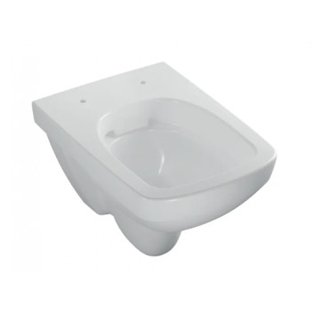 Geberit Selnova Compact Hängend Becken WC, Tiefspül-, B36cm, H34cm, T48cm, kurz, kształt geometryczny