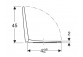 Geberit Selnova Compact Wc-sitz, Halterung od góry, kształt geometryczny, zachodząca Deckel deski WC-