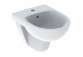 Geberit Selnova Compact Bidet hängend, B35.5cm, H34.5cm, T48cm, krótki, z Überlauf, mit Hahnloch