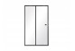 Tür Dusch- für die Nische Besco Duo Slide, 100x195cm, Schiebe-, Glas transparent, profil Chrom