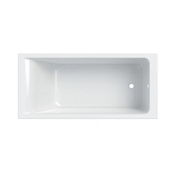 SELNOVA SQUARE Badewanne rechteckig 160x70 cm - weiß