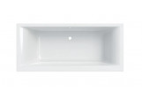 SELNOVA SQUARE Badewanne rechteckig Duo 180x80 cm - weiß