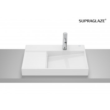 TERRA Aufsatzwaschtisch rund 39 cm Fineceramic® weiß Glanz Supraglaze®
