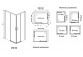 Tür Schiebe- Sanplast D2L(P)/FREEZONE 130x190 cm Profil silbern matt, grey