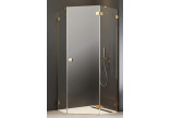 Tür für die Kabine pięciokątnej Radaway Essenza Pro Gold PTJ 80 cm, rechts, profil golden szczotkowany