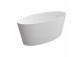  Badewanne freistehend OMNIRES ROMA M+, 159 x 72 cm - weiß Glanz 