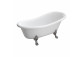 Badewanne freistehend OMNIRES ATENA COMFORT M+, 168x76cm - weiß Glanz