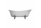 Badewanne freistehend OMNIRES ATENA COMFORT M+, 168x76cm - weiß Glanz