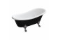 Badewanne freistehend OMNIRES ATENA COMFORT M+, 168x76cm - weiß Glanz