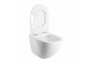 Bezkołnierzowa Becken Toiletten- hängend OMNIRES OTTAWA COMFORT mit WC-Sitz mit Softclosing, 54 x 37 cm