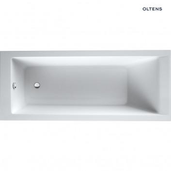 Oltens Langfoss Badewanne rechteckig 140x70 cm Acryl- - weiß 