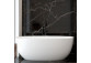Oltens Stora Badewanne freistehend 170x78 cm oval Acryl- - weiß
