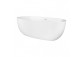 Oltens Begna Badewanne zur Wandmontage 170x75 cm Acryl- oval - weiß
