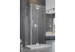 Front für Duschkabine Radaway Idea Black KDJ+S 160, rechts, Schiebe-, Glas transparent, 1600x2005mm, profil schwarz