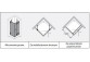 Duschkabine Viereck ohne Rahmen Huppe SolvaPro, Schwingtür mit Festsegment und Seitenwand, Halterung rechts, 700-1200 x 200-1200 mm, Höhe 1200-2000 mm nach Maß, selbern glänzend, Glas AntiPlaque