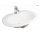 Oltens Asta Waschtisch 55x42 cm Einbau- oval mit Schicht SmartClean - weiß