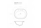 Oltens Asta Waschtisch 55x42 cm Einbau- oval mit Schicht SmartClean - weiß