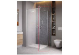 Tür Dusch- Radaway Essenza New Black KDJ 80 cm, links, Glas transparent mit Schicht Easy Clean, profil schwarz matt