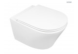 Set Oltens Jog Becken WC hängend PureRim mit WC-Sitz mit Softclosing Slim 