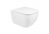 Set Oltens Vernal Becken WC hängend PureRim mit Schicht SmartClean mit WC-Sitz mit Softclosing Slim 