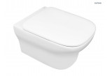 Set Oltens Gulfoss Becken WC hängend PureRim mit Schicht SmartClean mit WC-Sitz mit Softclosing Slim