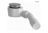 Oltens Pite Turbo Slim Ablaufgarnitur für Duschwanne Abfluss 90 mm plastikowy niedrig - Chrom